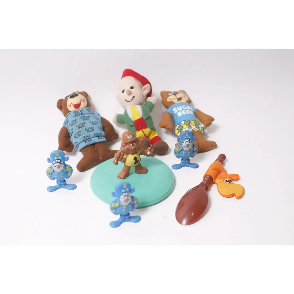 Cereal Mascots Lot Sugar Bear Cap'n Crunch Berry Bears Figures ~ 260212-WH 967